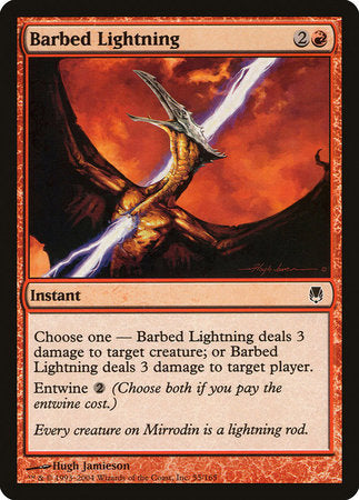 Barbed Lightning [Darksteel] | Exor Games Bridgewater