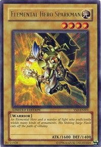 Elemental HERO Sparkman [YSD-ENS01] Ultra Rare | Exor Games Bridgewater