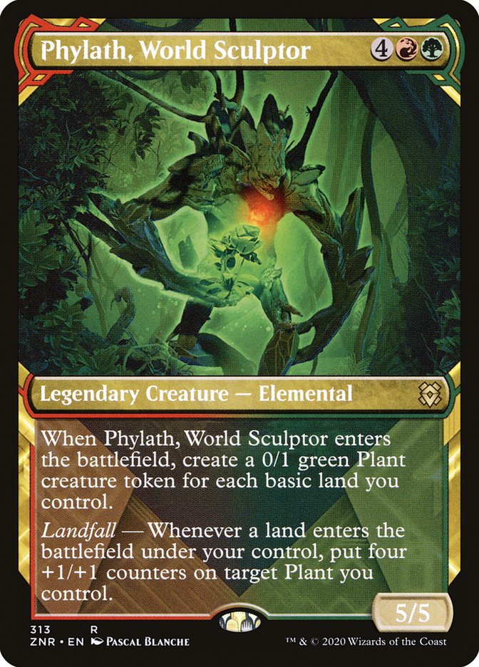 Phylath, World Sculptor (Showcase) [Zendikar Rising] | Exor Games Bridgewater