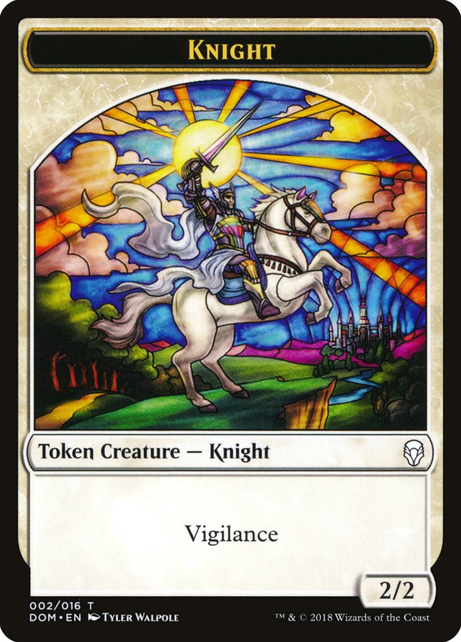 Knight (002/016) [Dominaria Tokens] | Exor Games Bridgewater