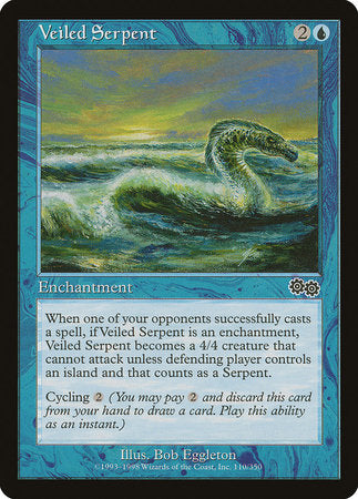 Veiled Serpent [Urza's Saga] | Exor Games Bridgewater