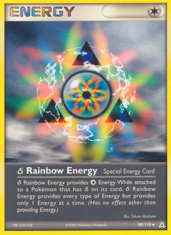 Rainbow Energy (98/110) (Delta Species) [EX: Holon Phantoms] | Exor Games Bridgewater