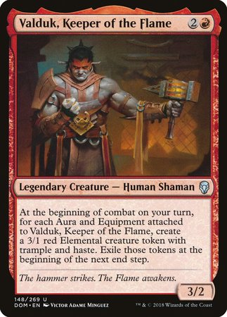 Valduk, Keeper of the Flame [Dominaria] | Exor Games Bridgewater