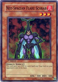 Neo-Spacian Flare Scarab [POTD-EN004] Super Rare | Exor Games Bridgewater