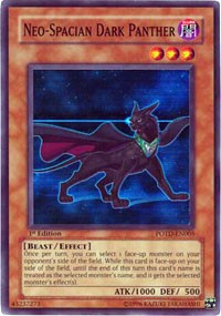 Neo-Spacian Dark Panther [POTD-EN005] Super Rare | Exor Games Bridgewater