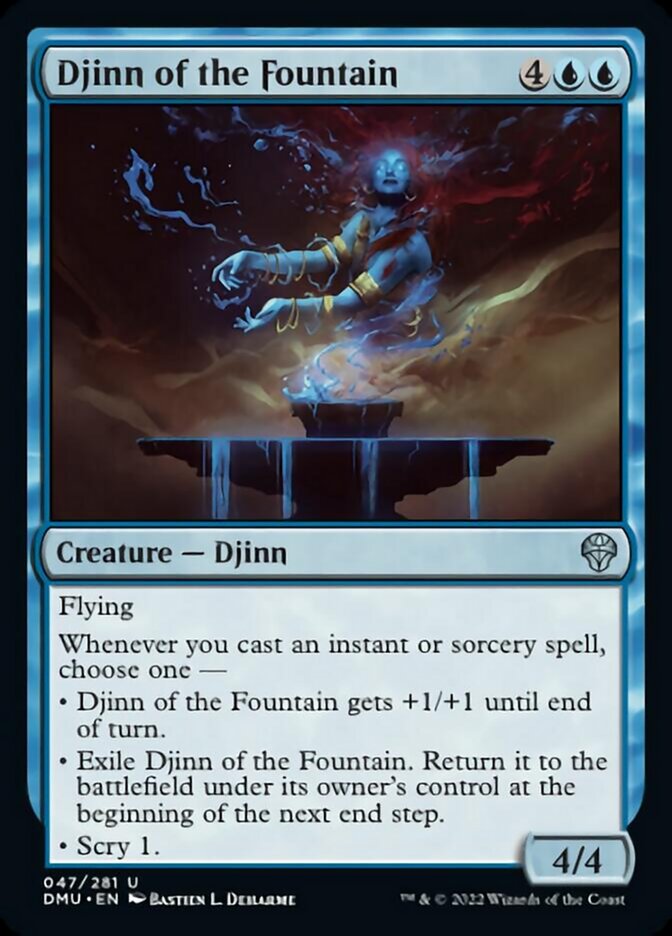 Djinn of the Fountain [Dominaria United] | Exor Games Bridgewater