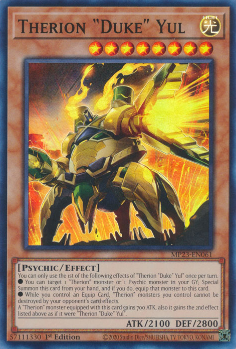 Therion "Duke" Yul [MP23-EN061] Super Rare | Exor Games Bridgewater
