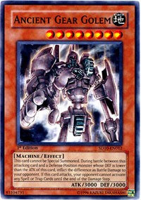 Ancient Gear Golem [SD10-EN012] Common | Exor Games Bridgewater