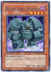 Destiny Hero - Defender [DP05-EN006] Rare | Exor Games Bridgewater