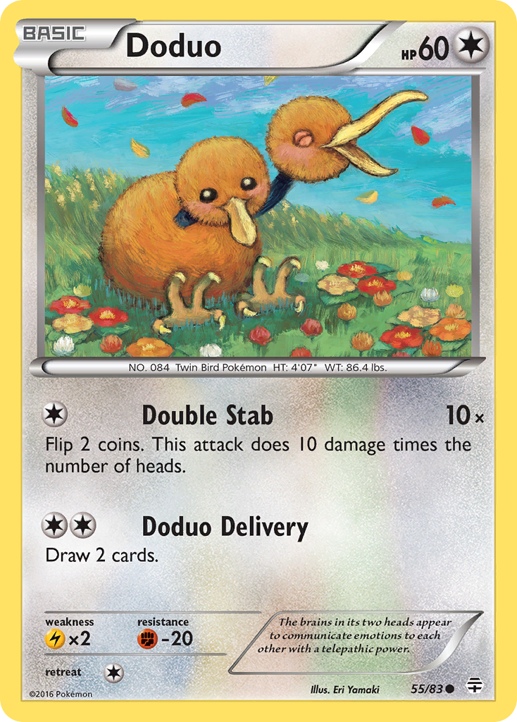 Doduo (55/83) [XY: Generations] | Exor Games Bridgewater