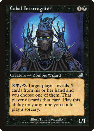 Cabal Interrogator [Scourge] | Exor Games Bridgewater