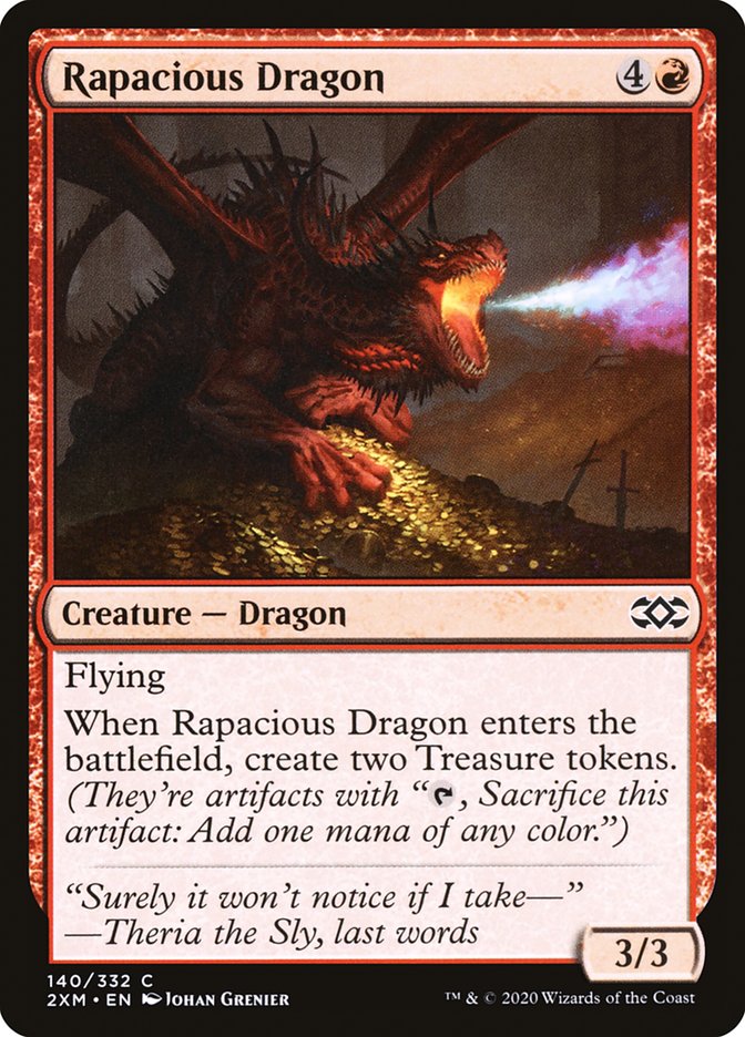 Rapacious Dragon [Double Masters] | Exor Games Bridgewater