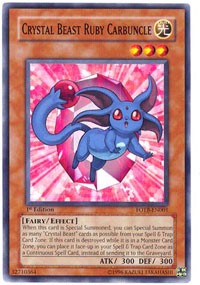 Crystal Beast Ruby Carbuncle [FOTB-EN001] Common | Exor Games Bridgewater