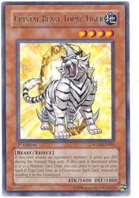 Crystal Beast Topaz Tiger [FOTB-EN004] Rare | Exor Games Bridgewater