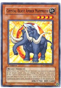 Crystal Beast Amber Mammoth [FOTB-EN005] Common | Exor Games Bridgewater