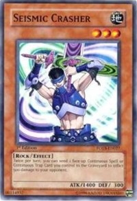 Seismic Crasher [FOTB-EN027] Common | Exor Games Bridgewater