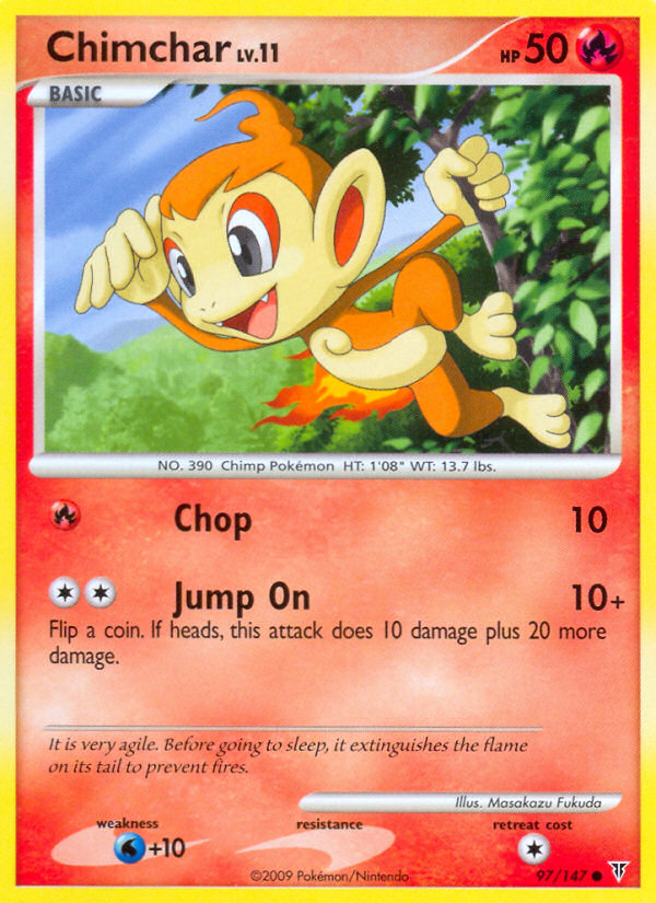 Chimchar (97/147) [Platinum: Supreme Victors] | Exor Games Bridgewater