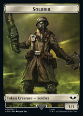 Soldier (004) // Vanguard Suppressor Double-sided Token (Surge Foil) [Universes Beyond: Warhammer 40,000 Tokens] | Exor Games Bridgewater