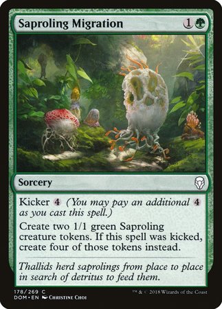 Saproling Migration [Dominaria] | Exor Games Bridgewater