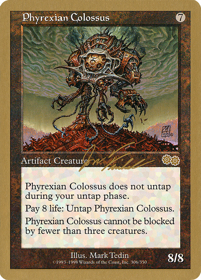 Phyrexian Colossus (Jon Finkel) [World Championship Decks 2000] | Exor Games Bridgewater