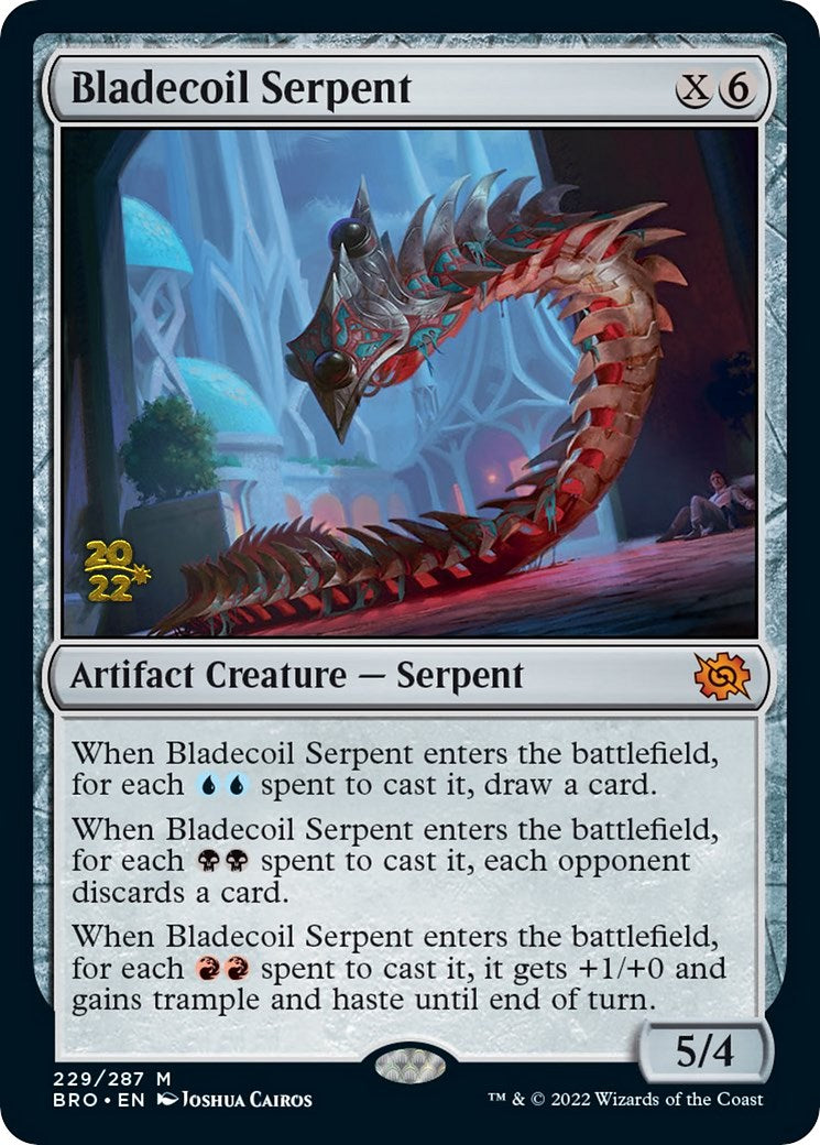 Bladecoil Serpent [The Brothers' War: Prerelease Promos] | Exor Games Bridgewater