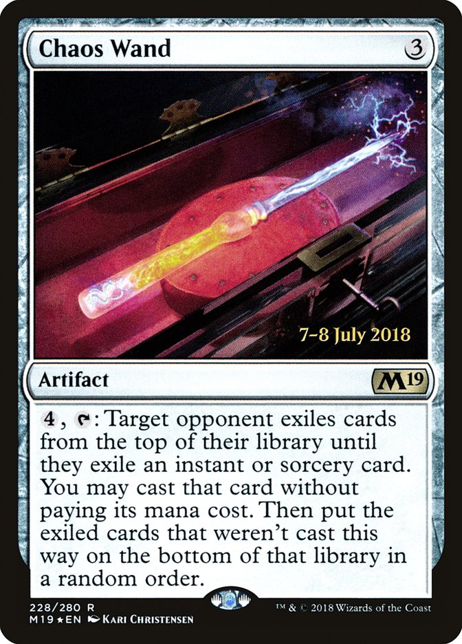 Chaos Wand  [Core Set 2019 Prerelease Promos] | Exor Games Bridgewater