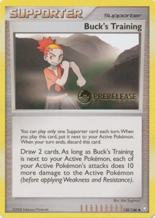 Bucks Training (130/146) (Prerelease Promo) [Diamond & Pearl: Legends Awakened] | Exor Games Bridgewater