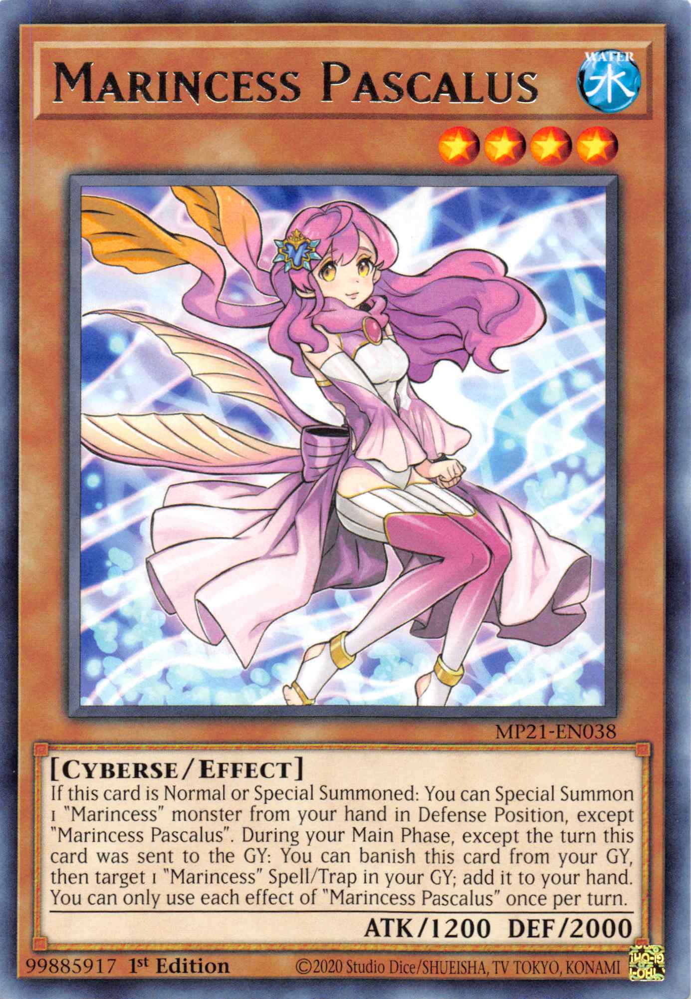 Marincess Pascalus [MP21-EN038] Rare | Exor Games Bridgewater