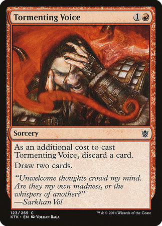 Tormenting Voice [Khans of Tarkir] | Exor Games Bridgewater