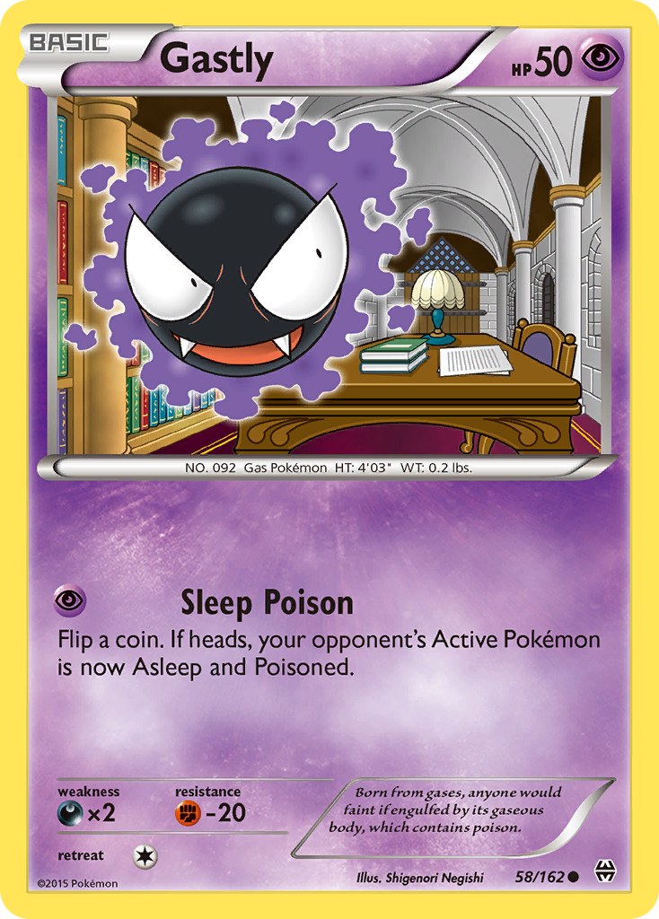 Gastly (58/162) [XY: BREAKthrough] | Exor Games Bridgewater