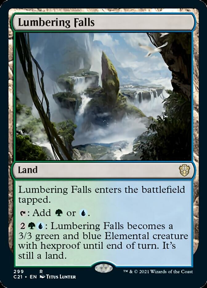 Lumbering Falls [Commander 2021] | Exor Games Bridgewater