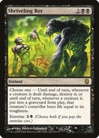 Shriveling Rot [Darksteel] | Exor Games Bridgewater