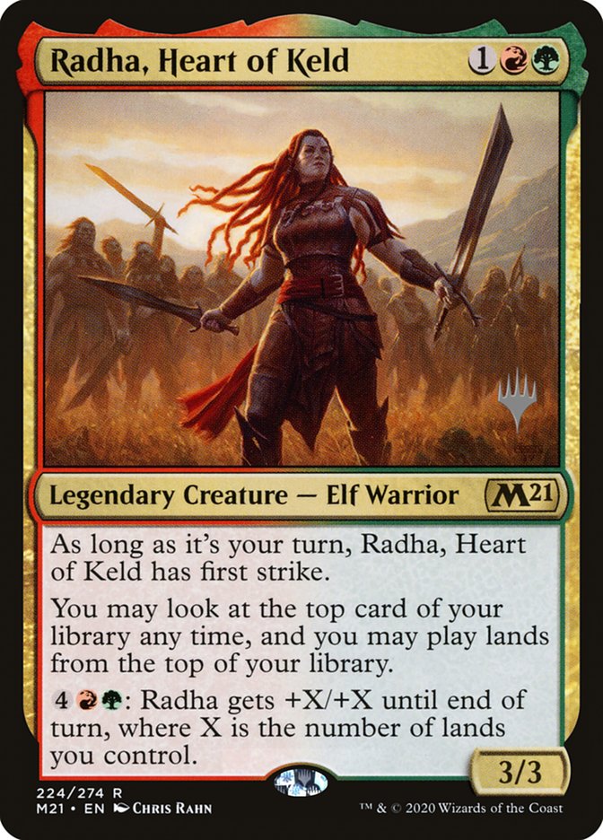 Radha, Heart of Keld (Promo Pack) [Core Set 2021 Promos] | Exor Games Bridgewater