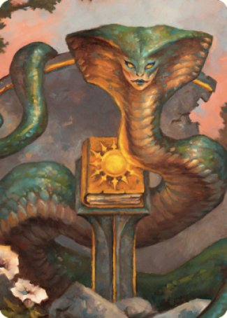 Guardian Naga Art Card [Commander Legends: Battle for Baldur's Gate Art Series] | Exor Games Bridgewater