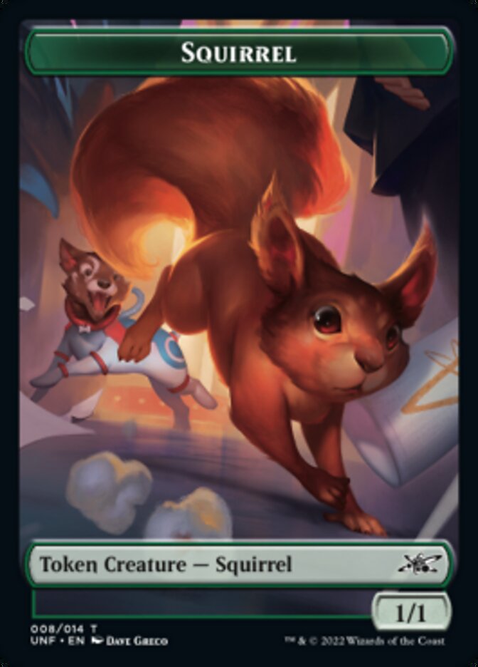 Squirrel Token [Unfinity Tokens] | Exor Games Bridgewater