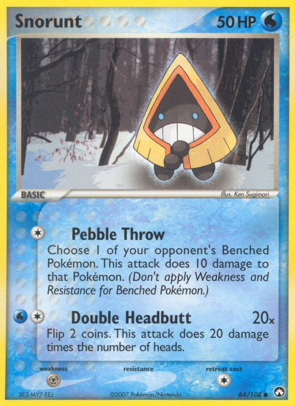 Snorunt (64/108) [EX: Power Keepers] | Exor Games Bridgewater