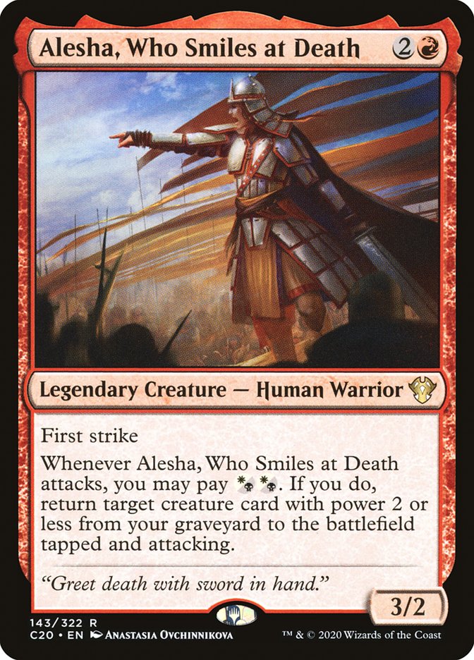 Alesha, Who Smiles at Death [Commander 2020] | Exor Games Bridgewater