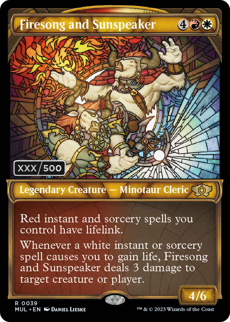 Firesong and Sunspeaker (Serialized) [Multiverse Legends] | Exor Games Bridgewater