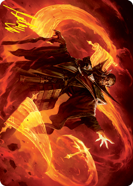 Plargg, Dean of Chaos Art Card (Gold-Stamped Signature) [Strixhaven: School of Mages Art Series] | Exor Games Bridgewater