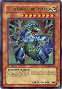 Super Conductor Tyranno [SD09-EN001] Ultra Rare | Exor Games Bridgewater