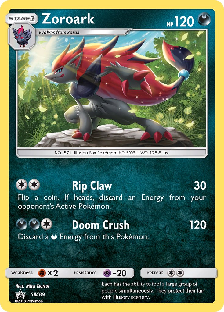 Zoroark (SM89) [Sun & Moon: Black Star Promos] | Exor Games Bridgewater