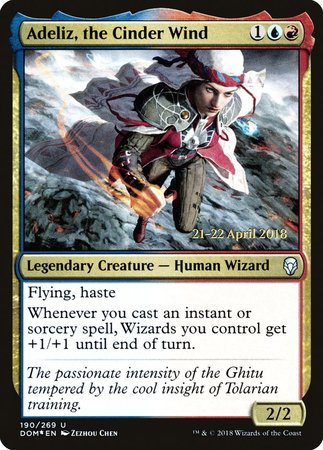 Adeliz, the Cinder Wind [Dominaria Promos] | Exor Games Bridgewater