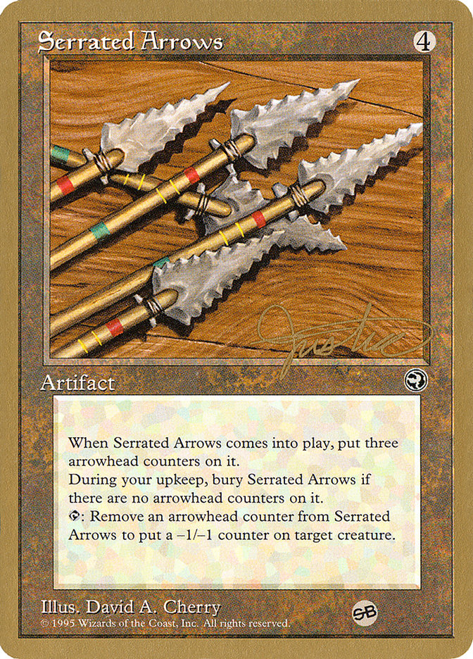 Serrated Arrows (Mark Justice) (SB) [Pro Tour Collector Set] | Exor Games Bridgewater