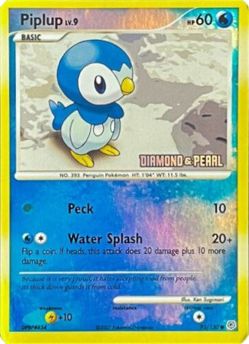 Piplup (93/130) (Diamond and Pearl) [Burger King Promos: 2008 Collection] | Exor Games Bridgewater