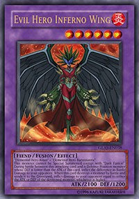 Evil Hero Inferno Wing [GLAS-EN038] Ultra Rare | Exor Games Bridgewater