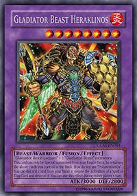 Gladiator Beast Heraklinos [GLAS-EN044] Secret Rare | Exor Games Bridgewater