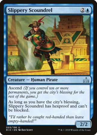 Slippery Scoundrel [Rivals of Ixalan] | Exor Games Bridgewater