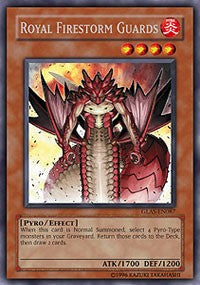 Royal Firestorm Guards [GLAS-EN087] Secret Rare | Exor Games Bridgewater