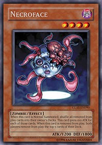 Necroface [GLAS-EN090] Secret Rare | Exor Games Bridgewater