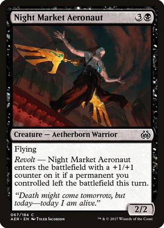 Night Market Aeronaut [Aether Revolt] | Exor Games Bridgewater